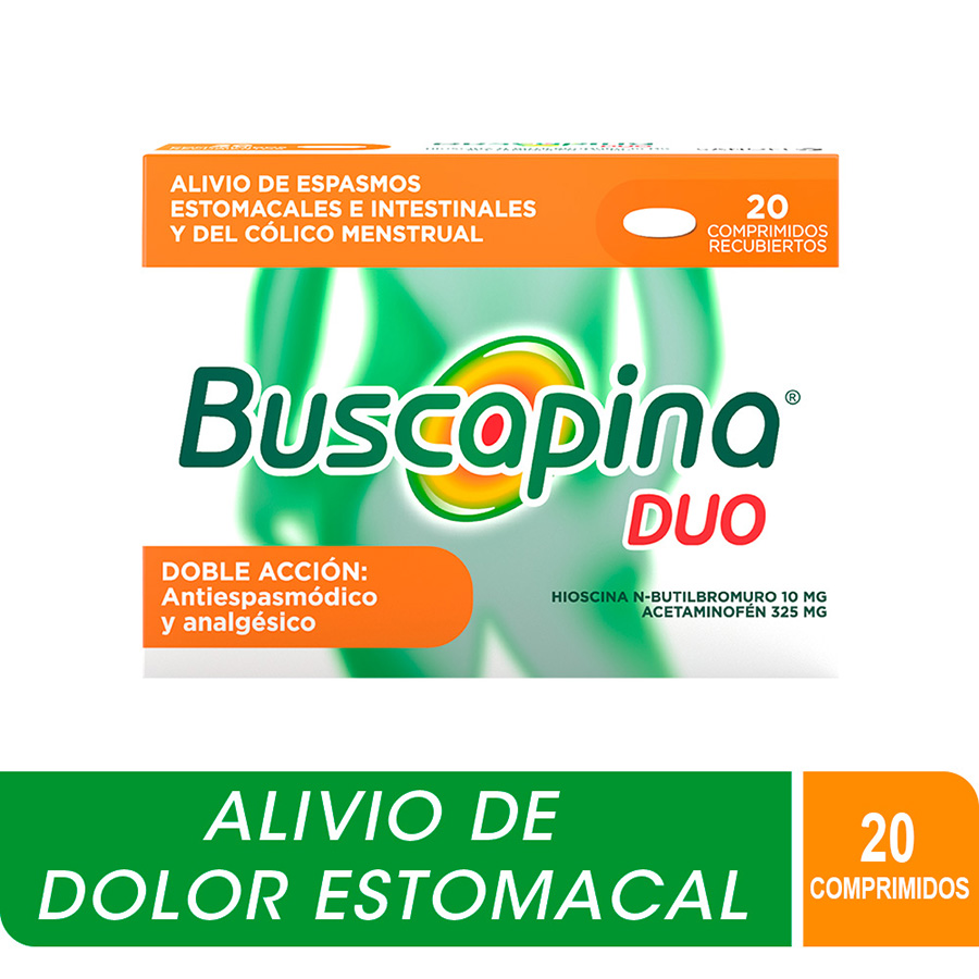 Imagen de Buscapina Duo 325/10mg Comprimidos Recubiertos 20