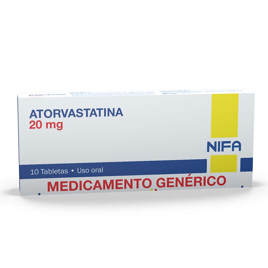 Imagen para Atorvastatina 20mg garcos - nifa genericos tableta                                                                               de Pharmacys