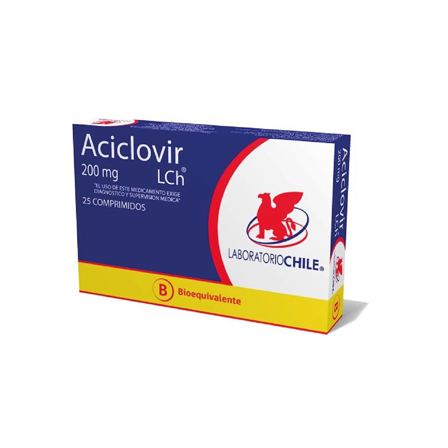 Imagen para Aciclovir 200mg Dyvenpro Representaciones Lab Chile Linea Generica Comprimidos                                                   de Pharmacys