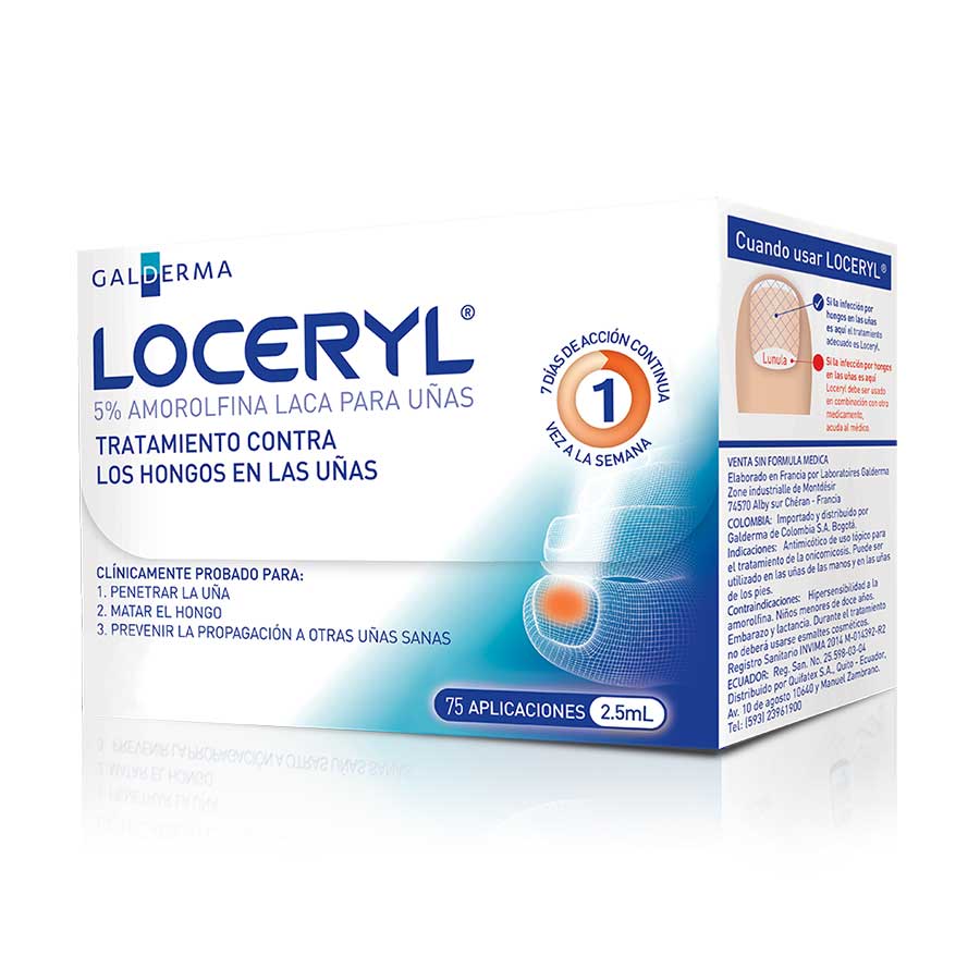 Imagen de Loceryl 5% Quifatex Repr Galderma Solución