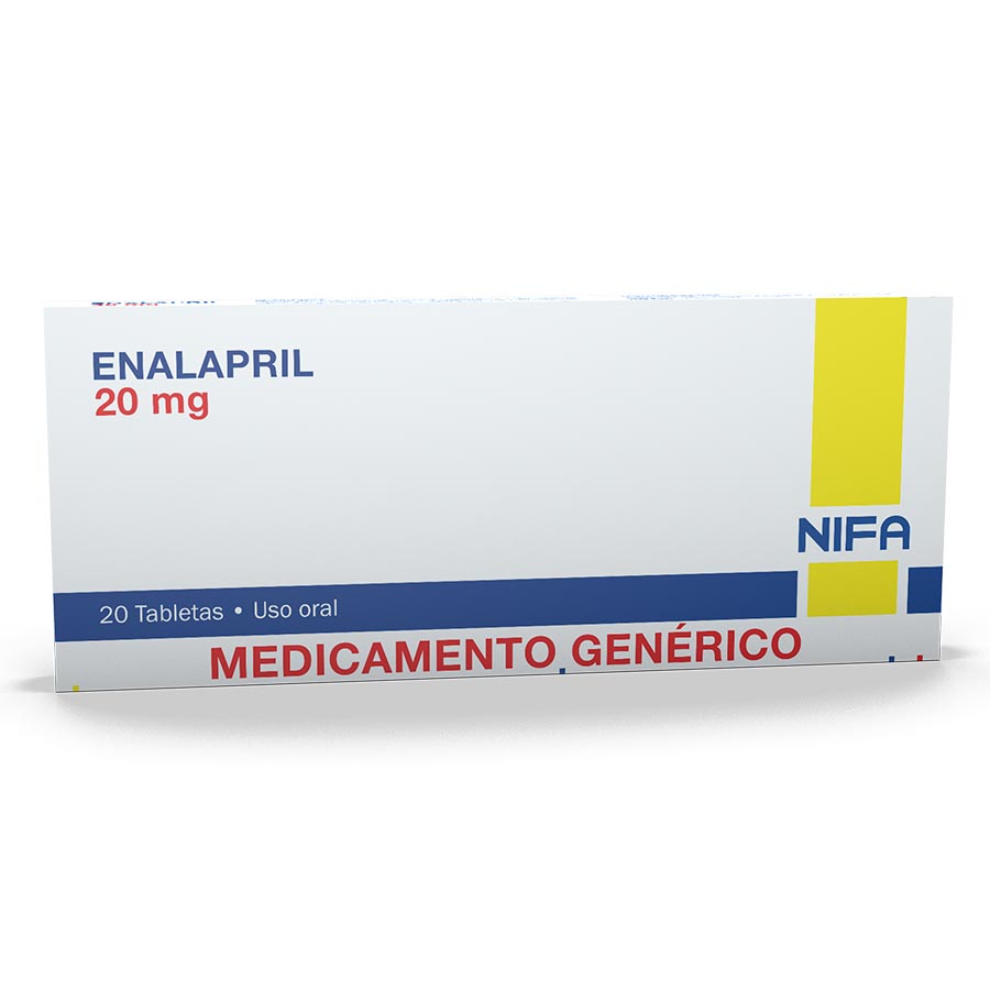 Imagen de Enalapril 20mg garcos - nifa genericos tableta