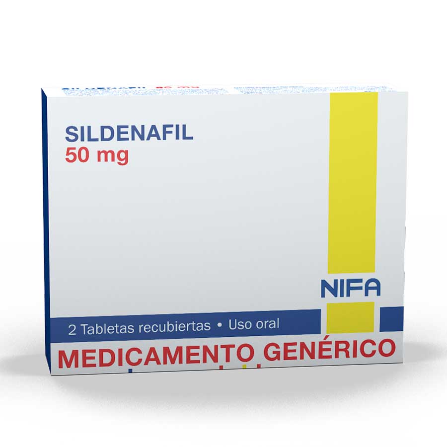 Imagen de Sildenafil 50mg garcos - nifa genericos tableta recubierta