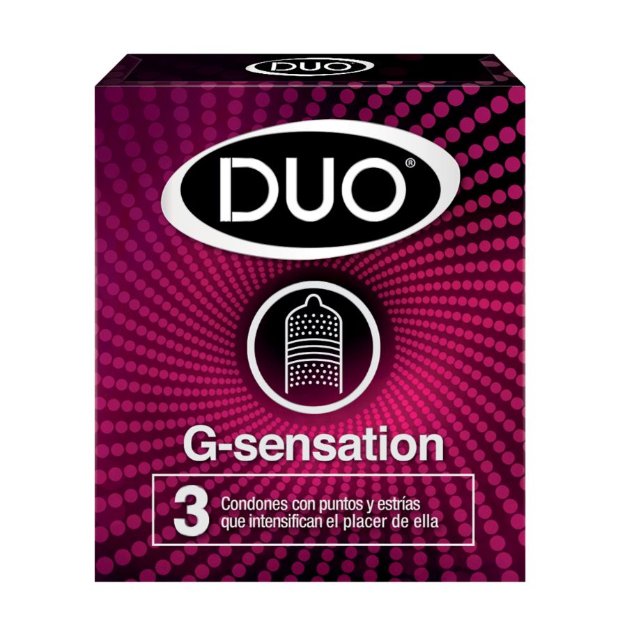 Imagen de Preservativo duo g sensation  3 unidades