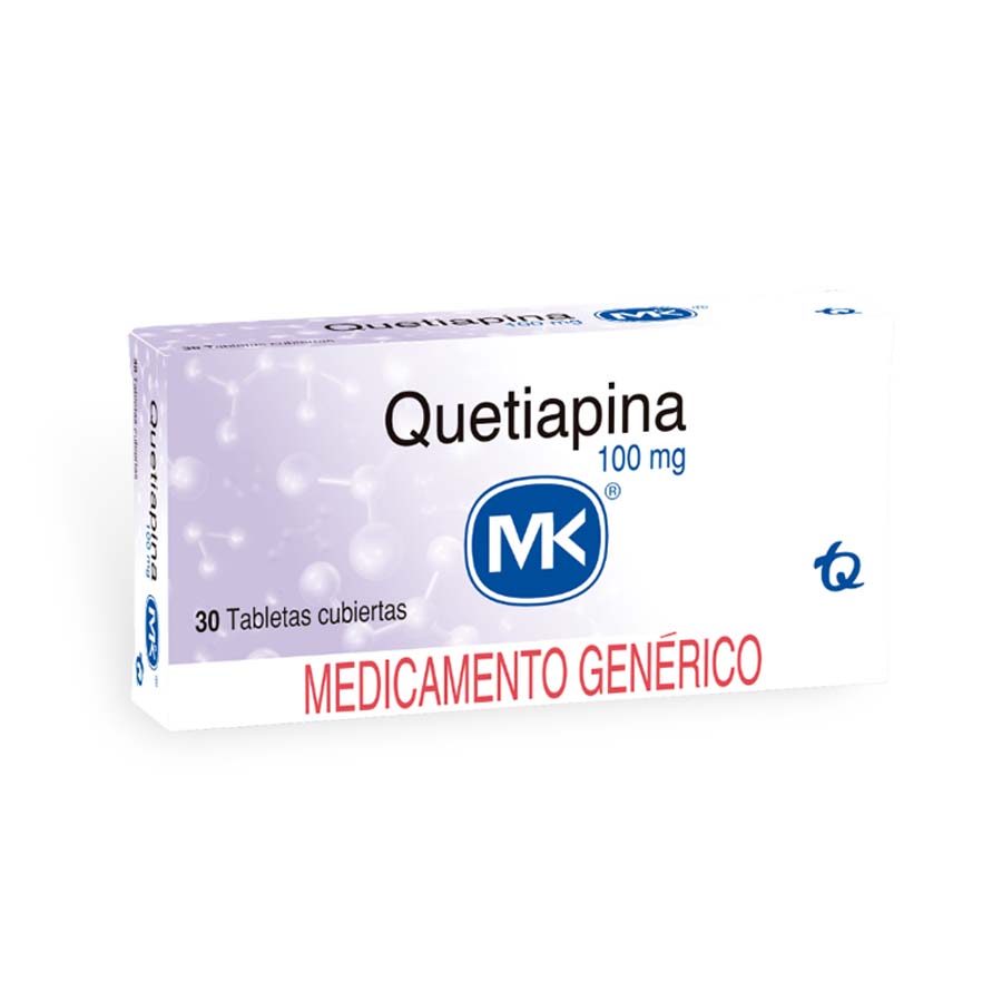 Imagen de Quetiapina 100mg Tecnoquimicas Genericos Tableta