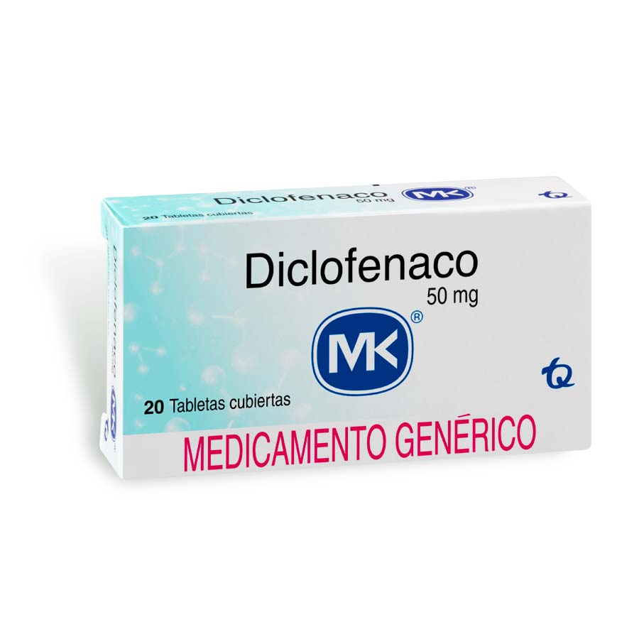 Imagen de Diclofenaco sodico 50mg tecnoquimicas - genericos tableta