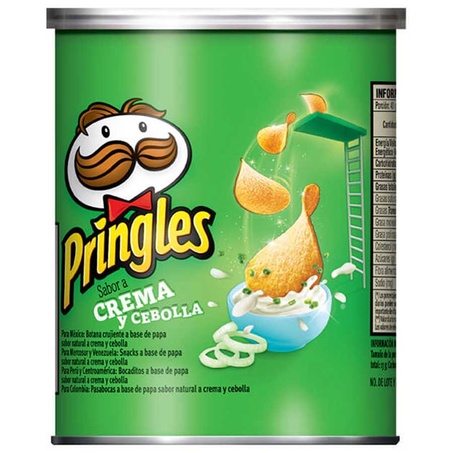 Imagen de Papas Pringles Crema Cebolla 40 g