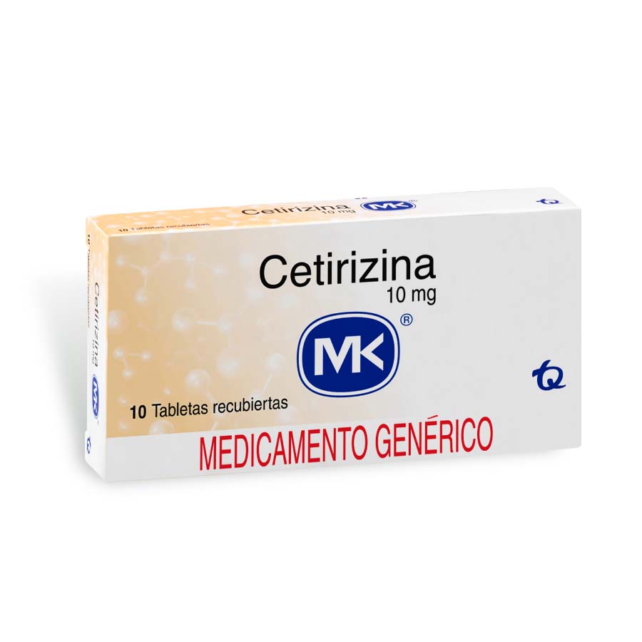 Imagen de Cetirizina 10mg tecnoquimicas - genericos tableta recubierta