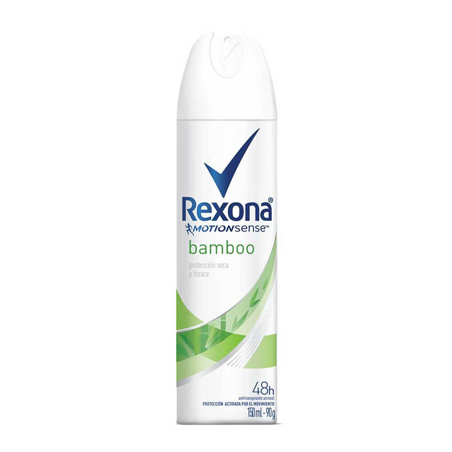 Imagen de Desodorante femenino rexona stay fresh bamboo & aloe vera aerosol  150 ml