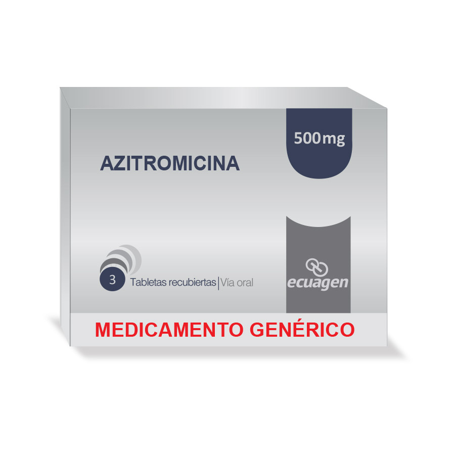 Imagen de Azitromicina 500mg dyvenpro ecuagen tableta