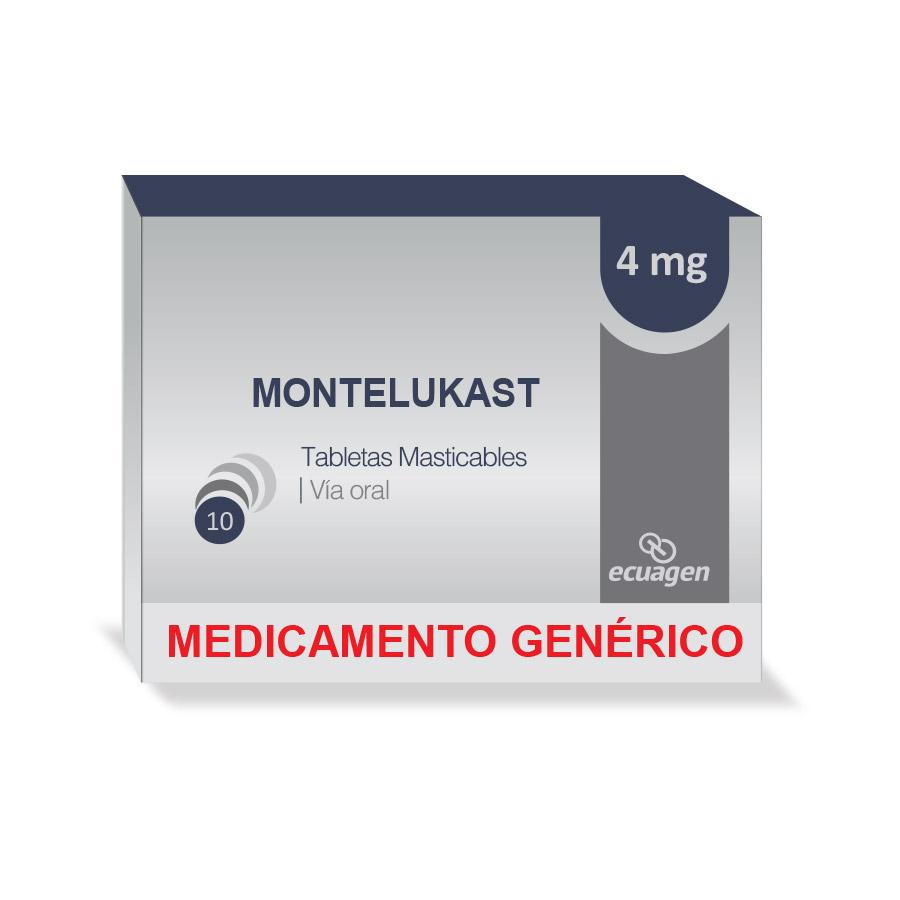 Imagen para Montelukast 4mg dyvenpro ecuagen tableta masticable                                                                              de Pharmacys