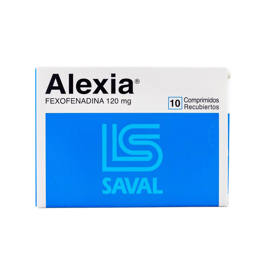 Imagen de Alexia 120mg ecuaquimica - saval tabletas recubiertas