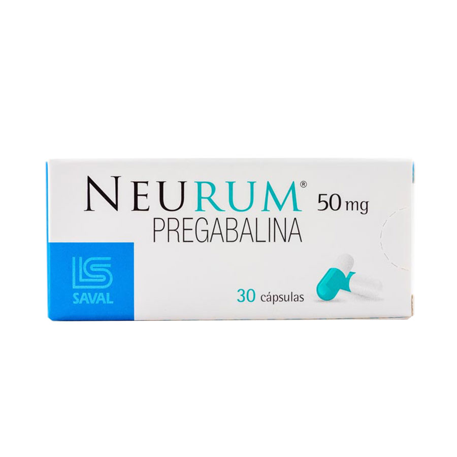 Imagen para Neurum 50mg ecuaquimica - saval cápsulas                                                                                        de Pharmacys