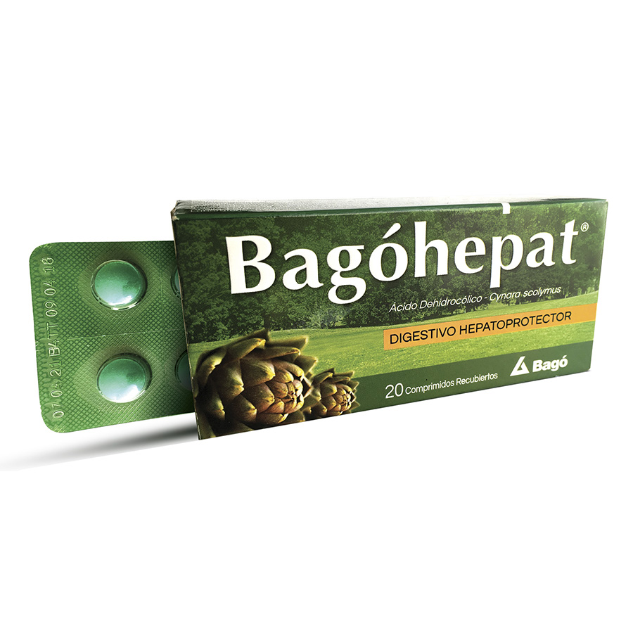 Imagen de Bagohepat comprimidos menta  x 20