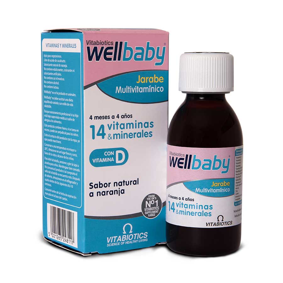 Imagen de Wellbaby 66.66/3.5ug Quifatex Repr Farma Vitabiotics Jarabe