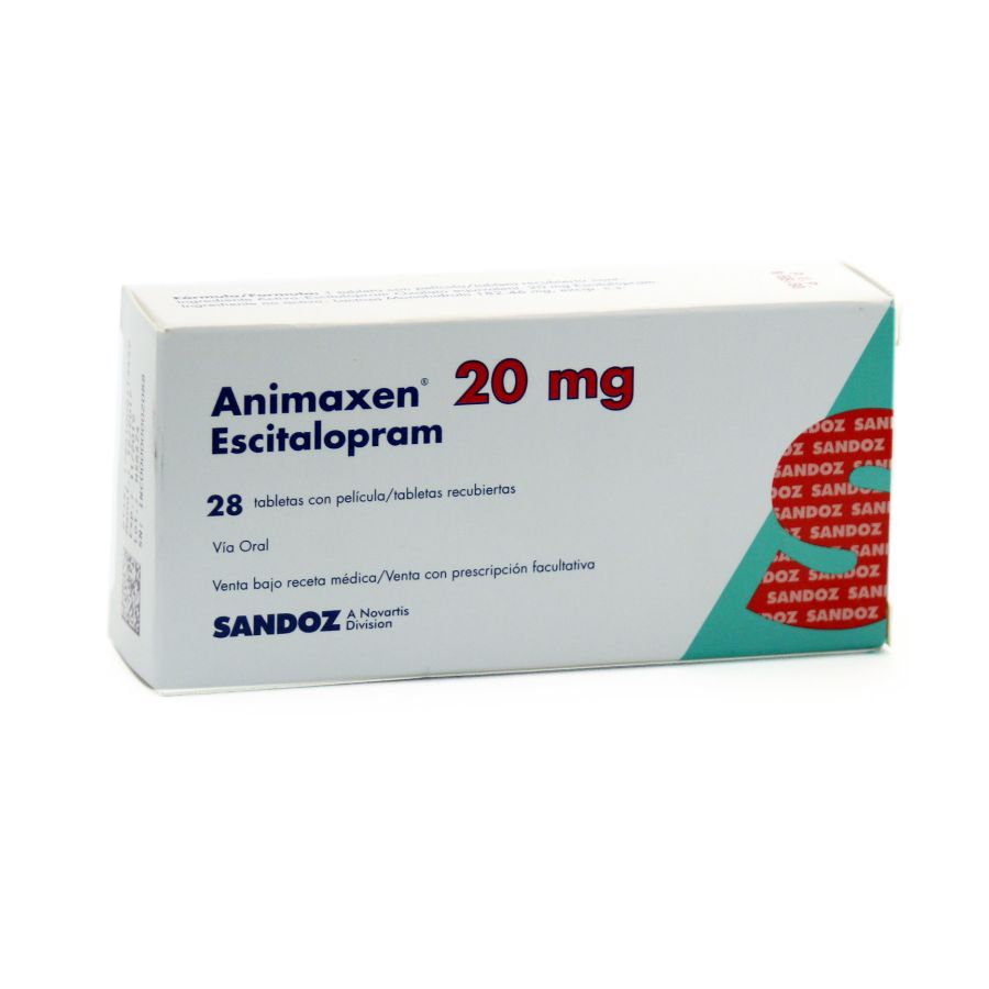 Imagen para Animaxen 20mg Dyvenpro Especialidades Neurociencias Tableta                                                                      de Pharmacys